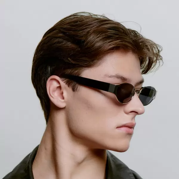 A.Kjærbede - Solbrille Bella, Silver Black