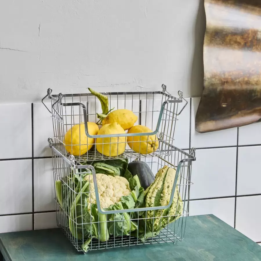 House Doctor - Trådkurv Taw Forkromet, Small