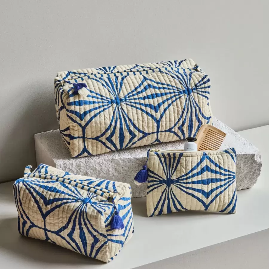 House Doctor - Toilettasker Care, Blå - 3 stk. i sæt