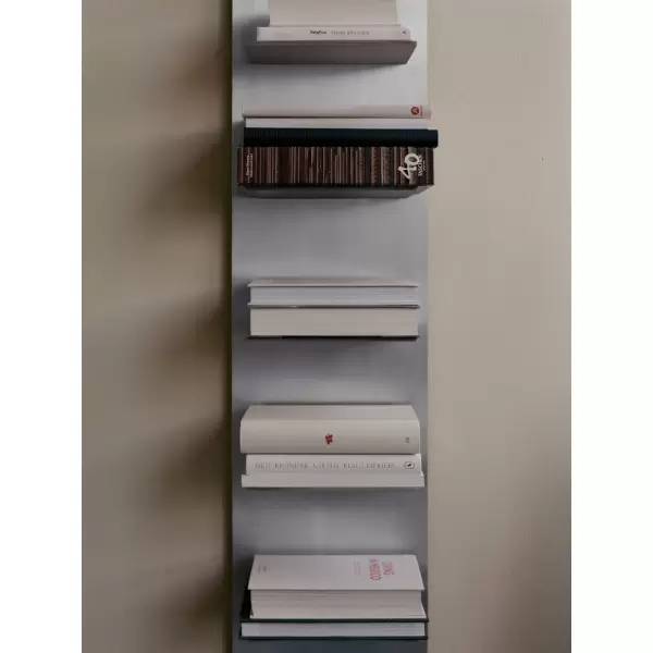 ferm LIVING - Lager Wall Shelf - Tall - Aluminium ferm LIVING - Lager Wall Shelf - Tall - Aluminium