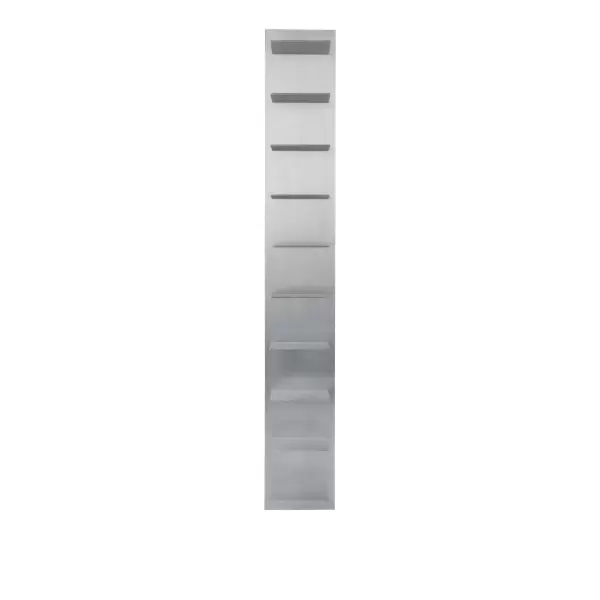 ferm LIVING - Lager Wall Shelf Aluminium, Tall - Hent selv ferm LIVING - Lager Wall Shelf Aluminium, Tall - Hent selv