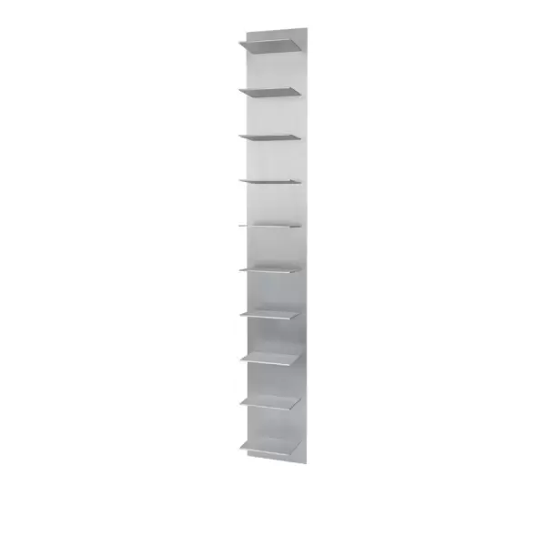 ferm LIVING - Lager Wall Shelf Aluminium, Tall - Hent selv ferm LIVING - Lager Wall Shelf Aluminium, Tall - Hent selv