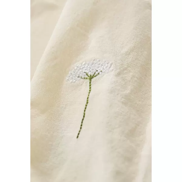 Ib Laursen - Stofserviet Flora, Hvid skærmblomst