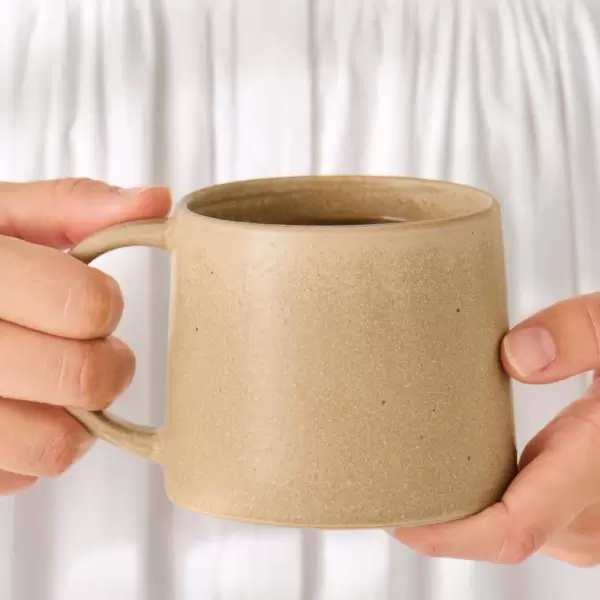 Ib Laursen - Krus m/hank Stone sandfarvet Ib Laursen - Krus m/hank Stone sandfarvet