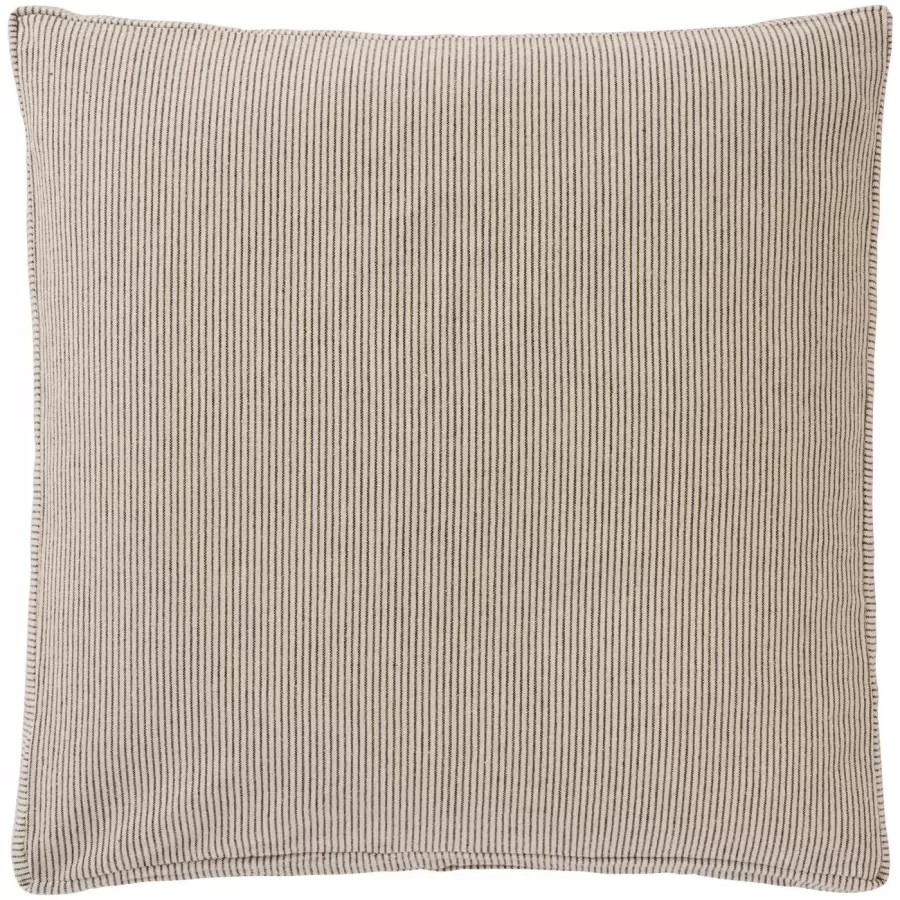 Ib Laursen - Havehynde Lina, Natur/Tynde sorte striber 45*45