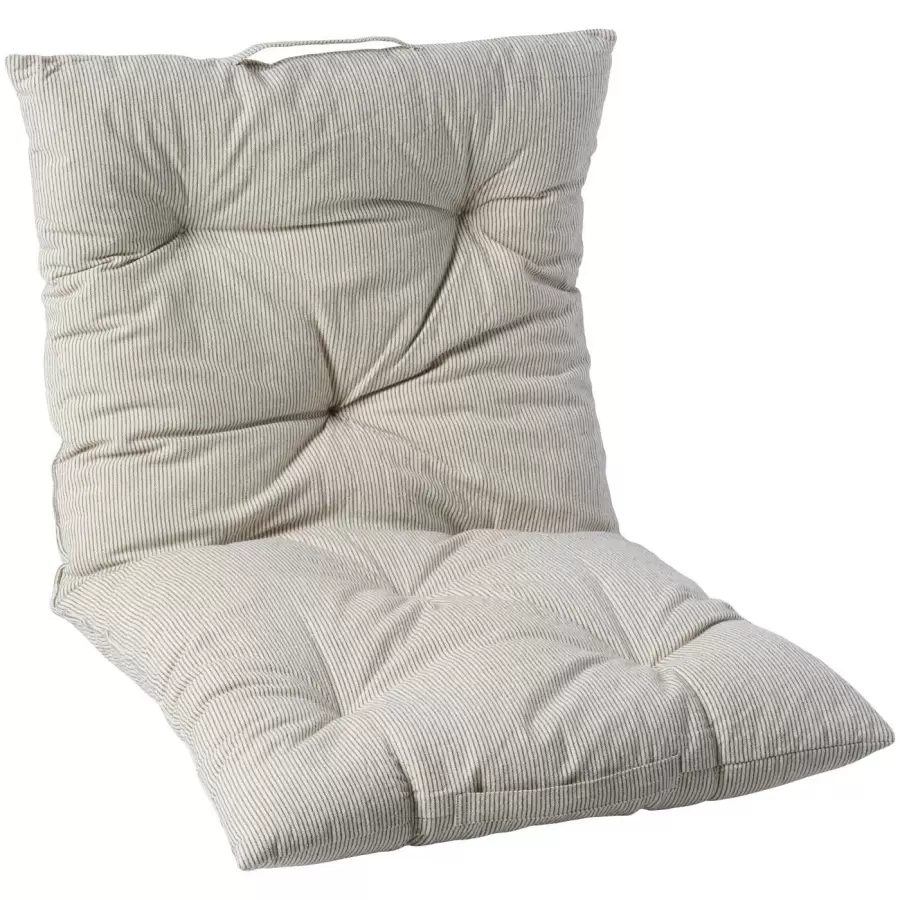 Ib Laursen -  Madrashynde Lina, Natur/Tynde sorte striber 50*100