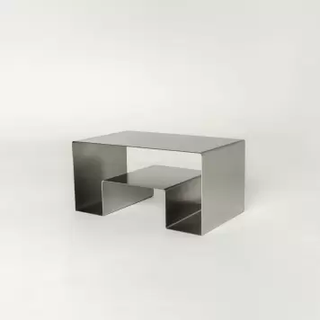 Acier Studio - Uppsala Sofabord, Børstet rustfri stål