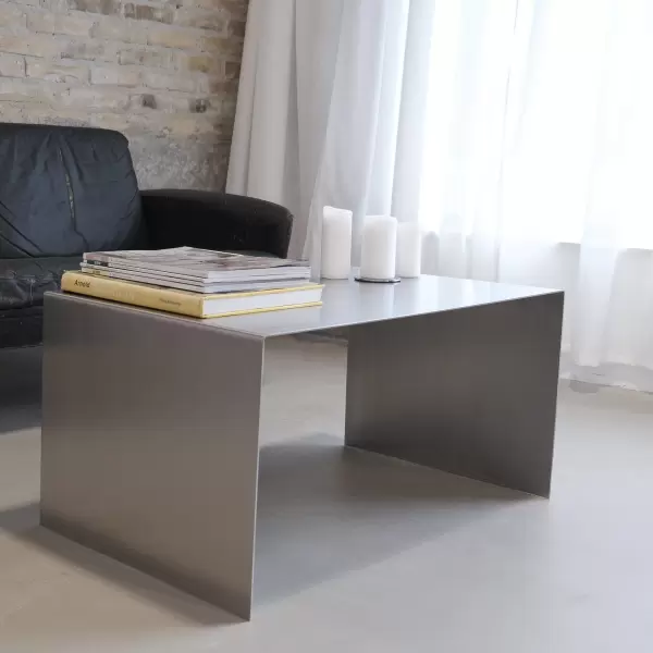 Acier Studio - Copenhagen sofabord, børstet rustfri stål