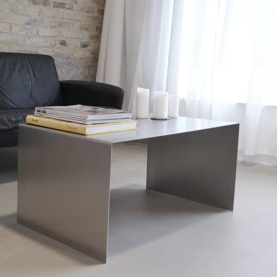 Acier Studio - Copenhagen sofabord, børstet rustfri stål