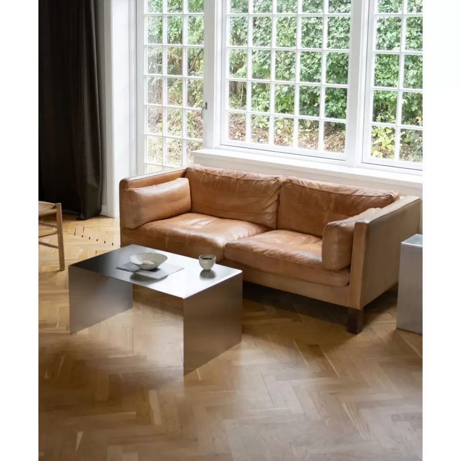 Acier Studio - Copenhagen sofabord, børstet rustfri stål