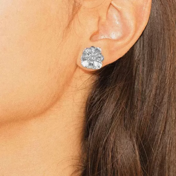 House of Vincent - Øreringe Wildflower Speckle, Sterlingsølv