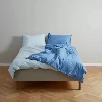 Dawn Designs - Sengesæt Percale, Arctic Blue 140*200/60*63