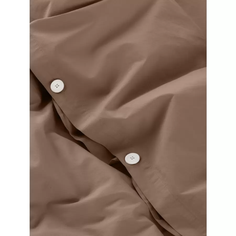 Dawn Designs - Percale Dynebetræk, 140*200, Mocha Brown