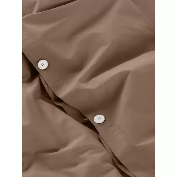 Dawn Designs - Sengesæt Percale, Mocha Brown 140*200/60*63
