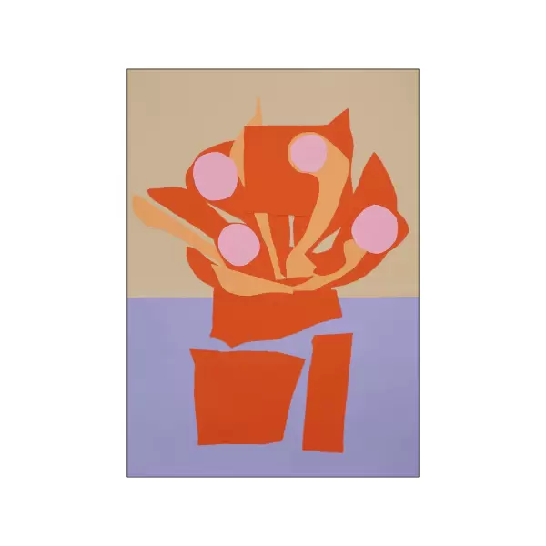 Poster and Frame - Floral 50*70 Poster and Frame - Floral 50*70