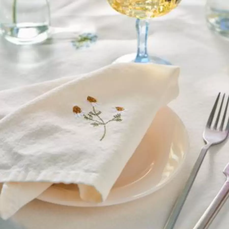 Ib Laursen - Stofserviet Flora - vælg variant