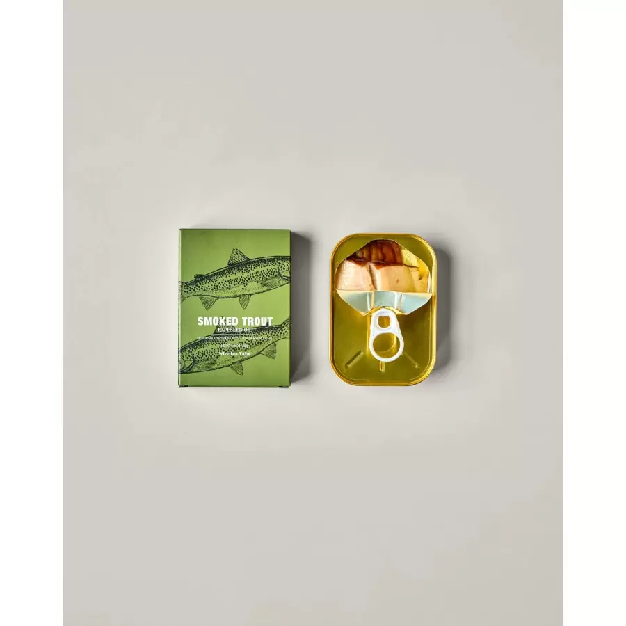 Nicolas Vahé - Røget Ørred i Rapsolie, 110 g.
