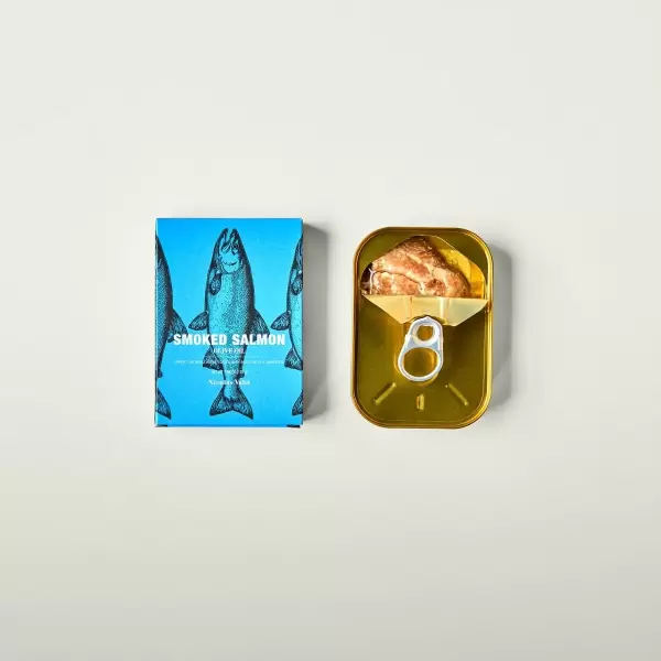 Nicolas Vahé - Røget Laks i Olivenolie, 100 g