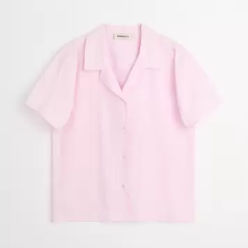 Bongusta - Sahej Kortærmet Skjorte, Lilac Snow Bongusta - Sahej Kortærmet Skjorte, Lilac Snow