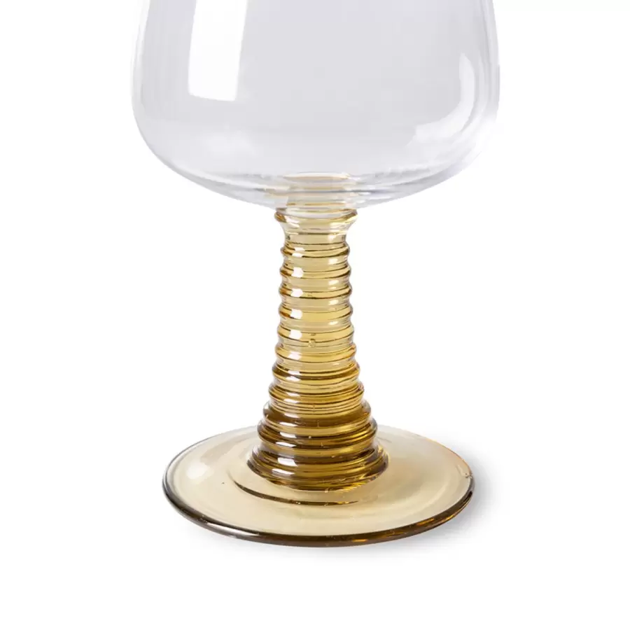 HK living - Vinglas Swirl High, Grøn