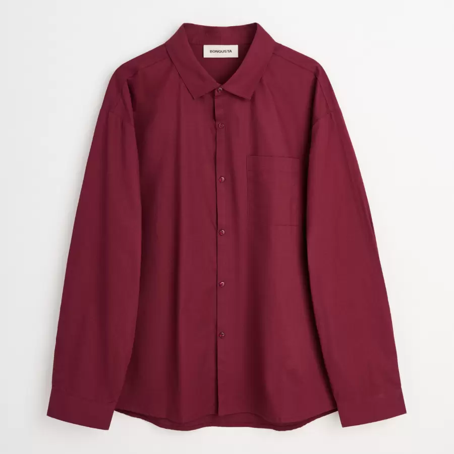 Bongusta - Sahej, Long Sleeve Shirt, wine
