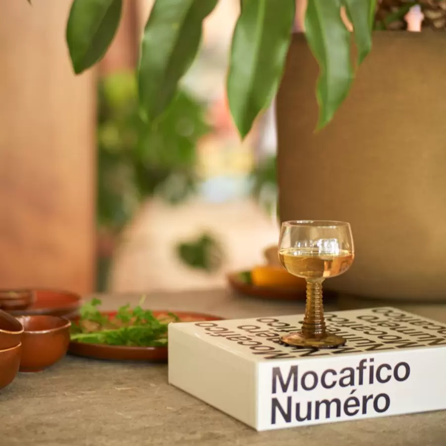 HK living - Swirl vinglas high, grøn