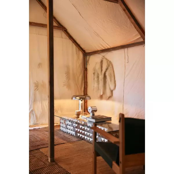 HK living - Mushroom Bordlampe Krom