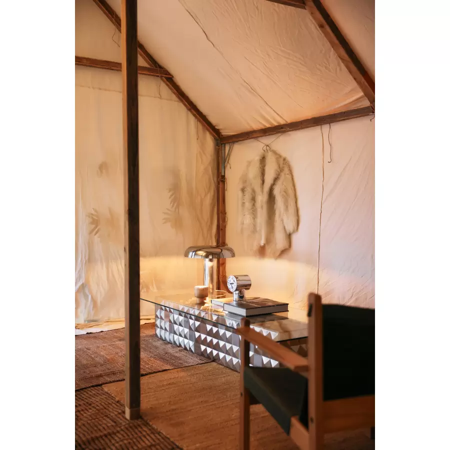 HK living - Mushroom Bordlampe Krom