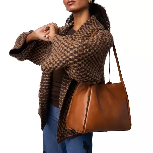 REDESIGNED - Skuldertaske Nino, Tan