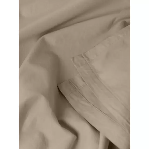 Dawn Designs - Sengesæt Percale, Stone 140*200/60*63