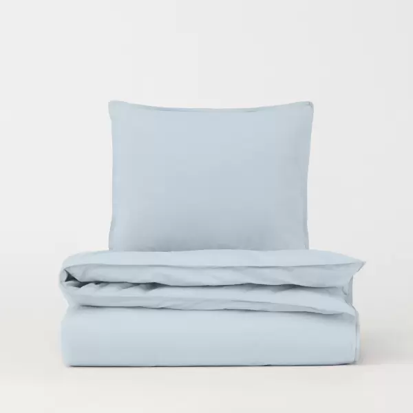 Dawn Designs - Sengesæt Percale, Arctic Blue 140*200/60*63