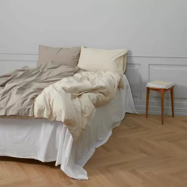 Dawn Designs - Sengesæt Percale, Stone 140*200/60*63