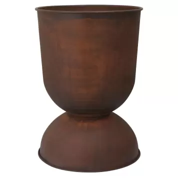 Ferm Living - Hourglass Pot, Rust Ø:50*73 - Hent selv Ferm Living - Hourglass Pot, Rust Ø:50*73 - Hent selv