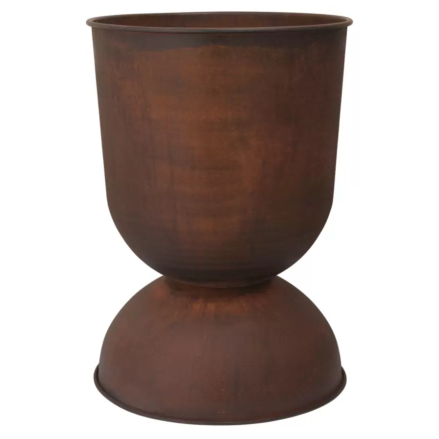 Ferm Living -  Hourglass Pot, Rust Ø:50*73 - Hent selv