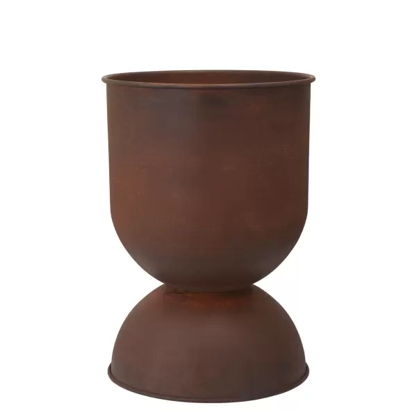 ferm LIVING - Hourglass Pot, Rust Ø:40*59