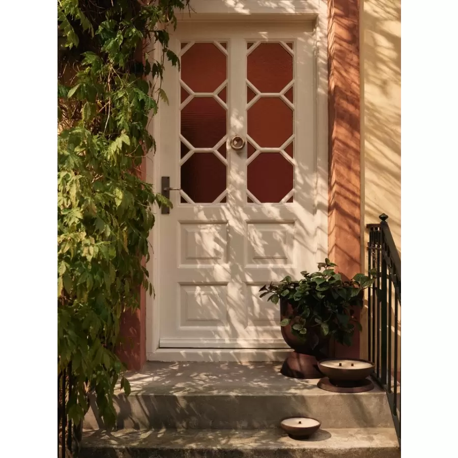 ferm LIVING - Hourglass Pot, Rust Ø:40*59