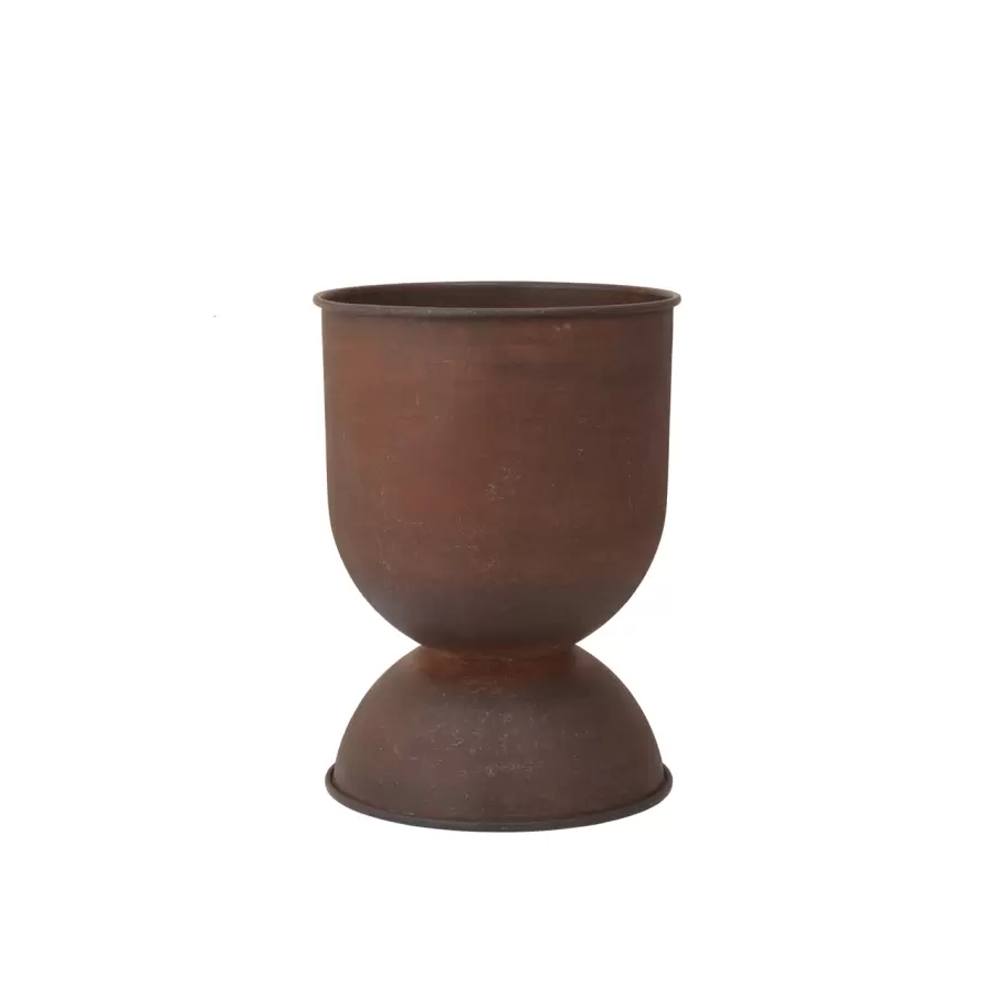 ferm LIVING - Hourglass Pot, Rust Ø:30*42,5