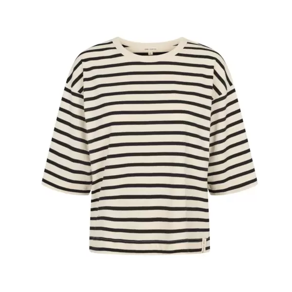 esmé studios - Signe Boxy T-shirt GOTS, Pristine Stripe