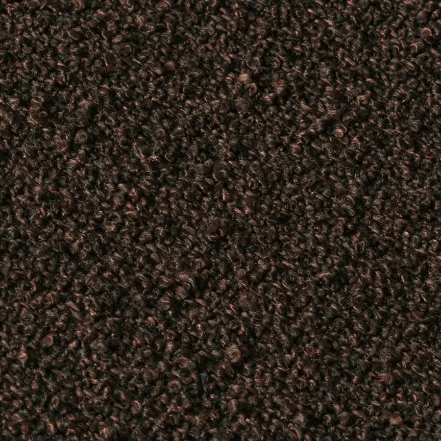 ferm LIVING - Rouli Pouf Pure Bouclé, Chestnut Brown - Hent selv