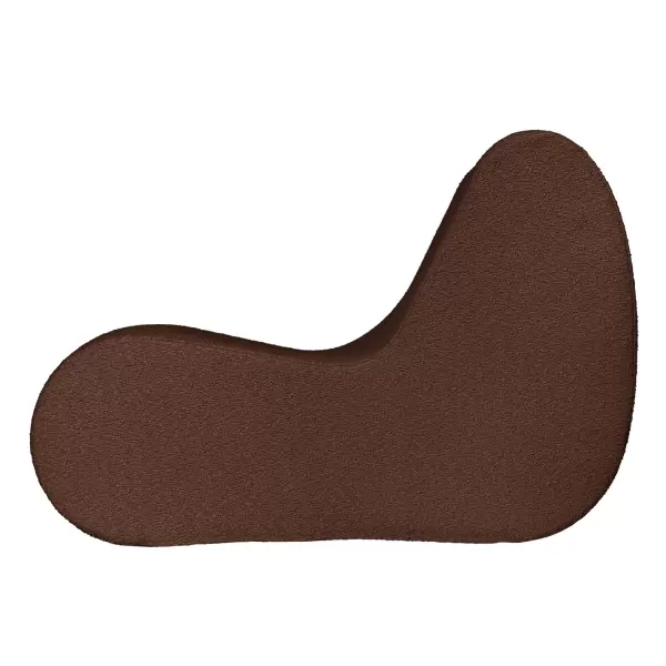 ferm LIVING - Rouli Center Module Pure Bouclé, Chestnut Brown - Hent selv ferm LIVING - Rouli Center Module Pure Bouclé, Chestnut Brown - Hent selv