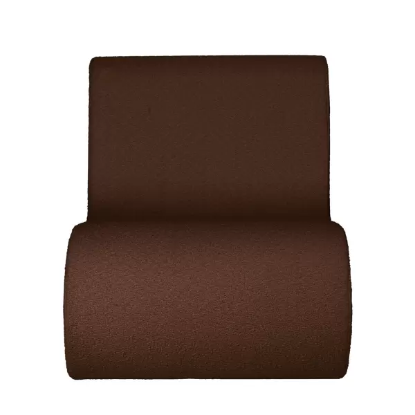 ferm LIVING - Rouli Center Module Pure Bouclé, Chestnut Brown - Hent selv ferm LIVING - Rouli Center Module Pure Bouclé, Chestnut Brown - Hent selv