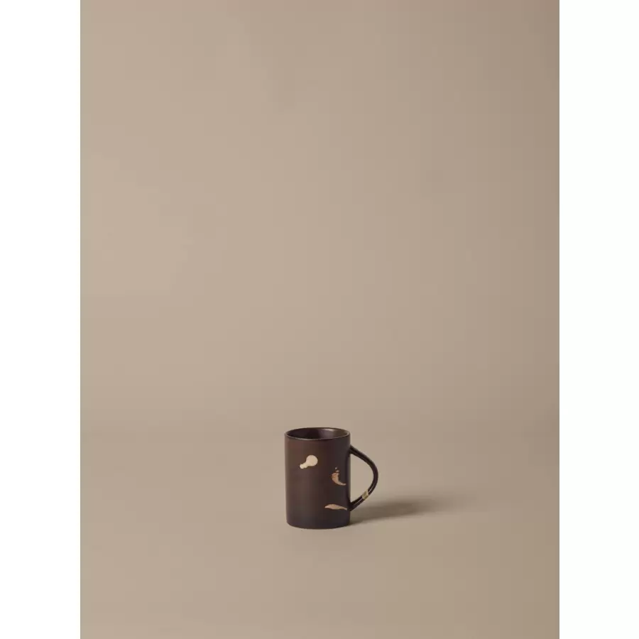ferm LIVING - Koyo Krus, Dark Brown/Buff