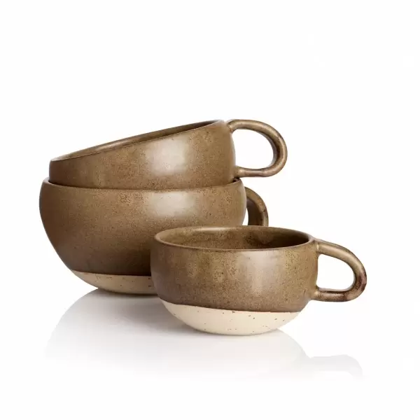 Vangs Keramiske Værksted - Hånddrejet Kop Cappuccino, Grandma's Gravy 2,5dl.