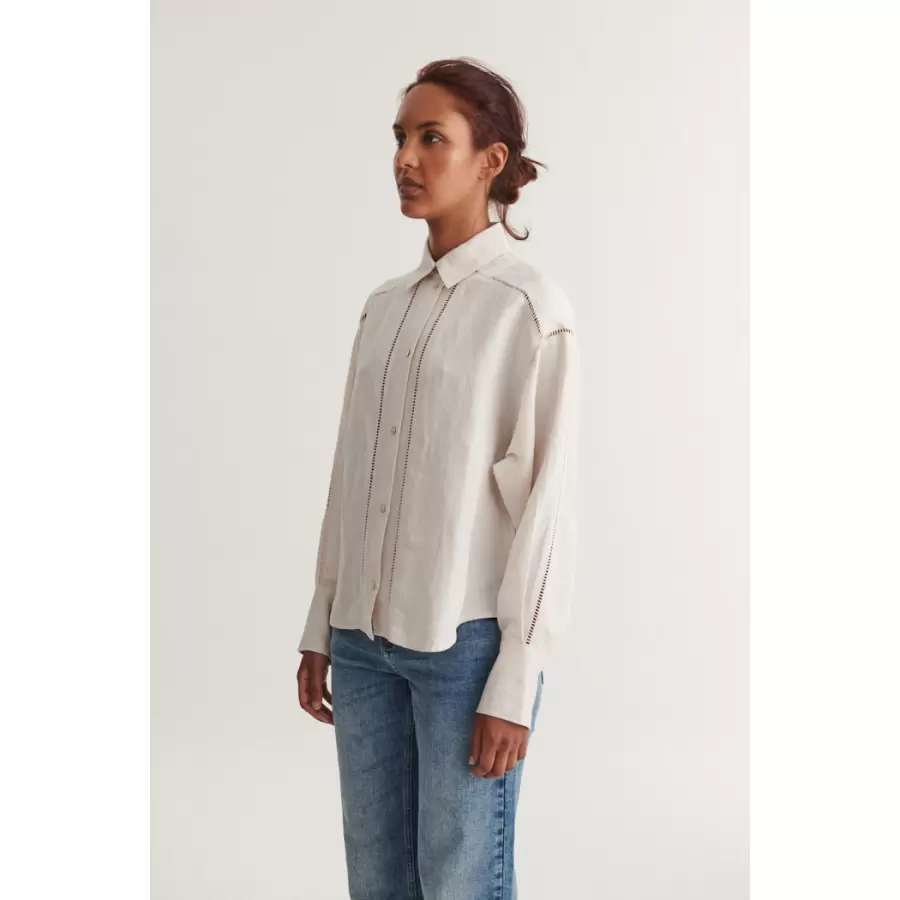 Basic Apparel - Arina Langærmet skjorte