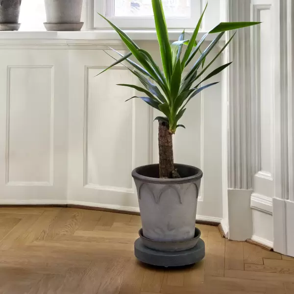 Bergs Potter - Ø:25 Plantetrolley Rolling Stone, Grå Terrazzo - Hent selv