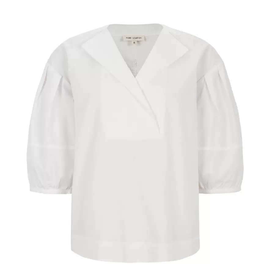 esmé studios - Coral Blouse, White