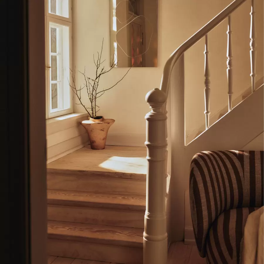 ferm LIVING - Evio Vase, Burnt Umber H:35