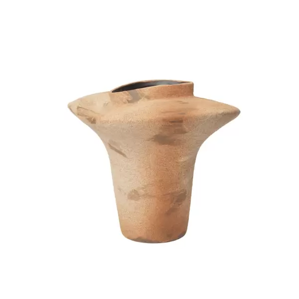 ferm LIVING - Evio Vase, Burnt Umber H:35