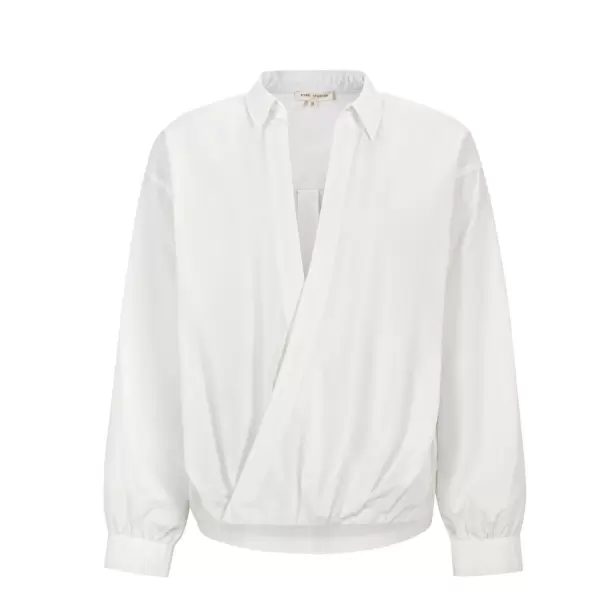 esmé studios - Vilja Wrap Shirt, White