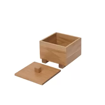Ferm Living - Moku Box, Egetræ, 10*9,5*11